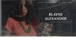 Desktop Screenshot of blaynealexander.com