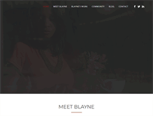 Tablet Screenshot of blaynealexander.com